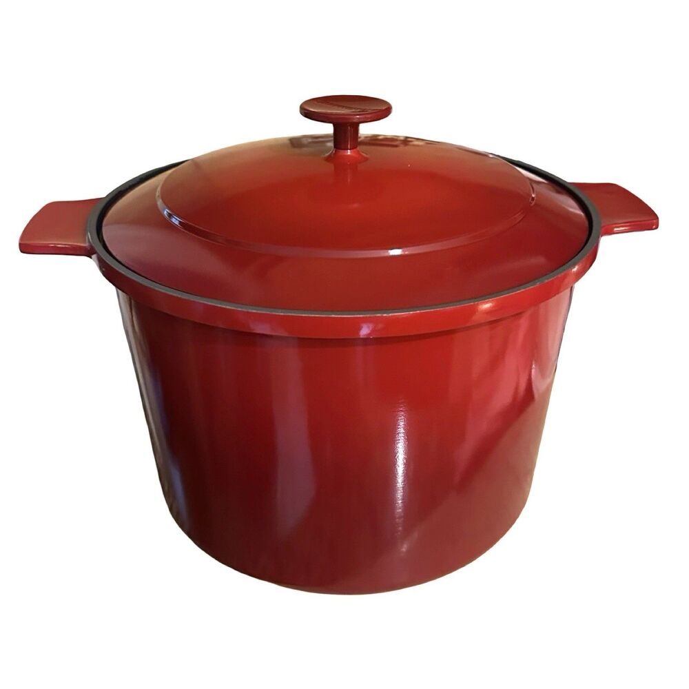NEW! Granitestone Dutch Oven 6.5 Qt Nonstick Cooking Pot With Lid Cast Aluminum